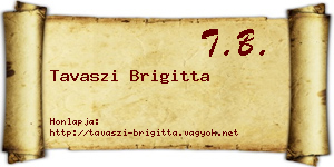 Tavaszi Brigitta névjegykártya