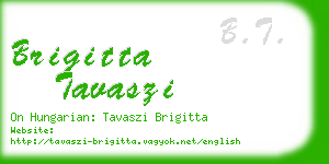 brigitta tavaszi business card